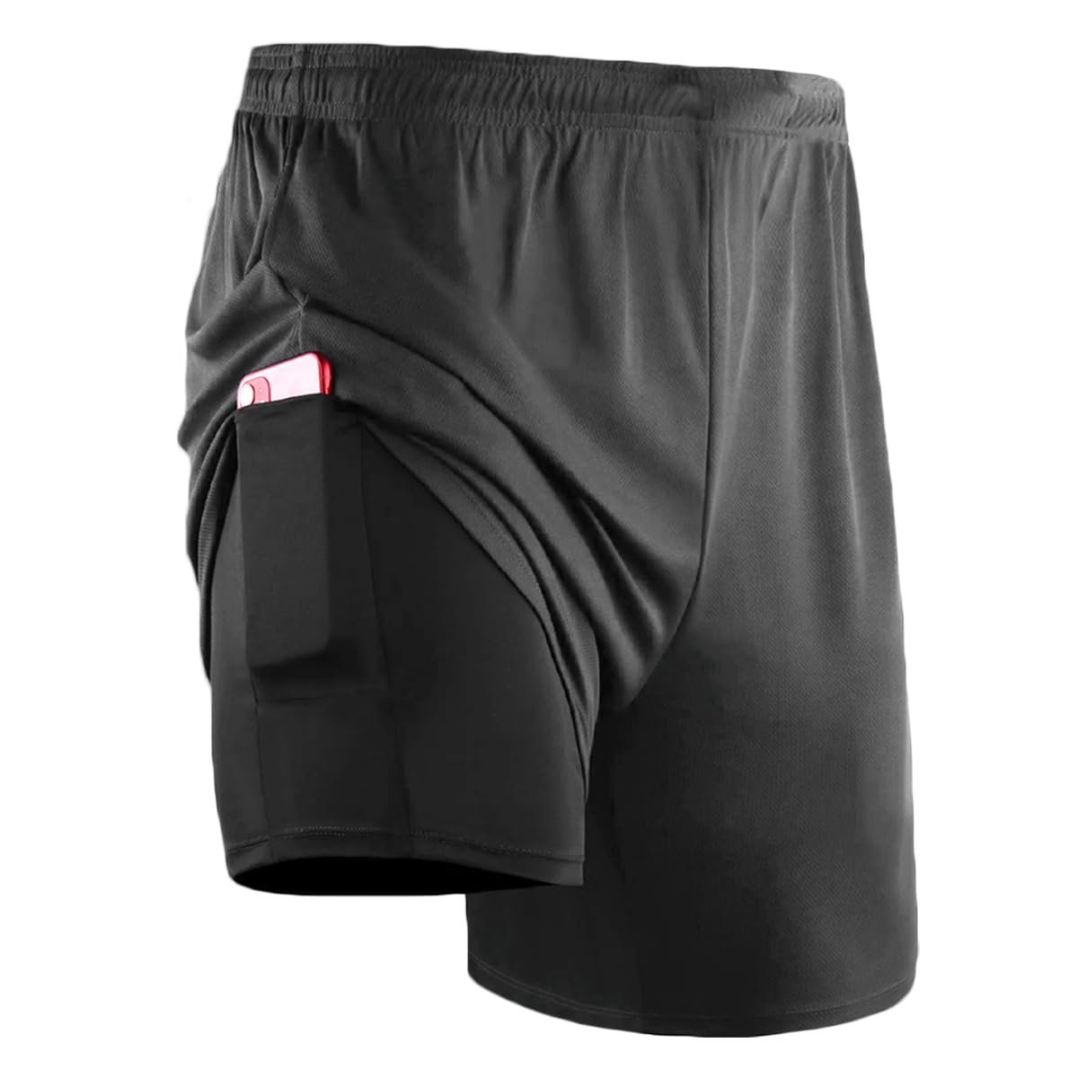 Shorts Masculino 2 em 1 Fitness