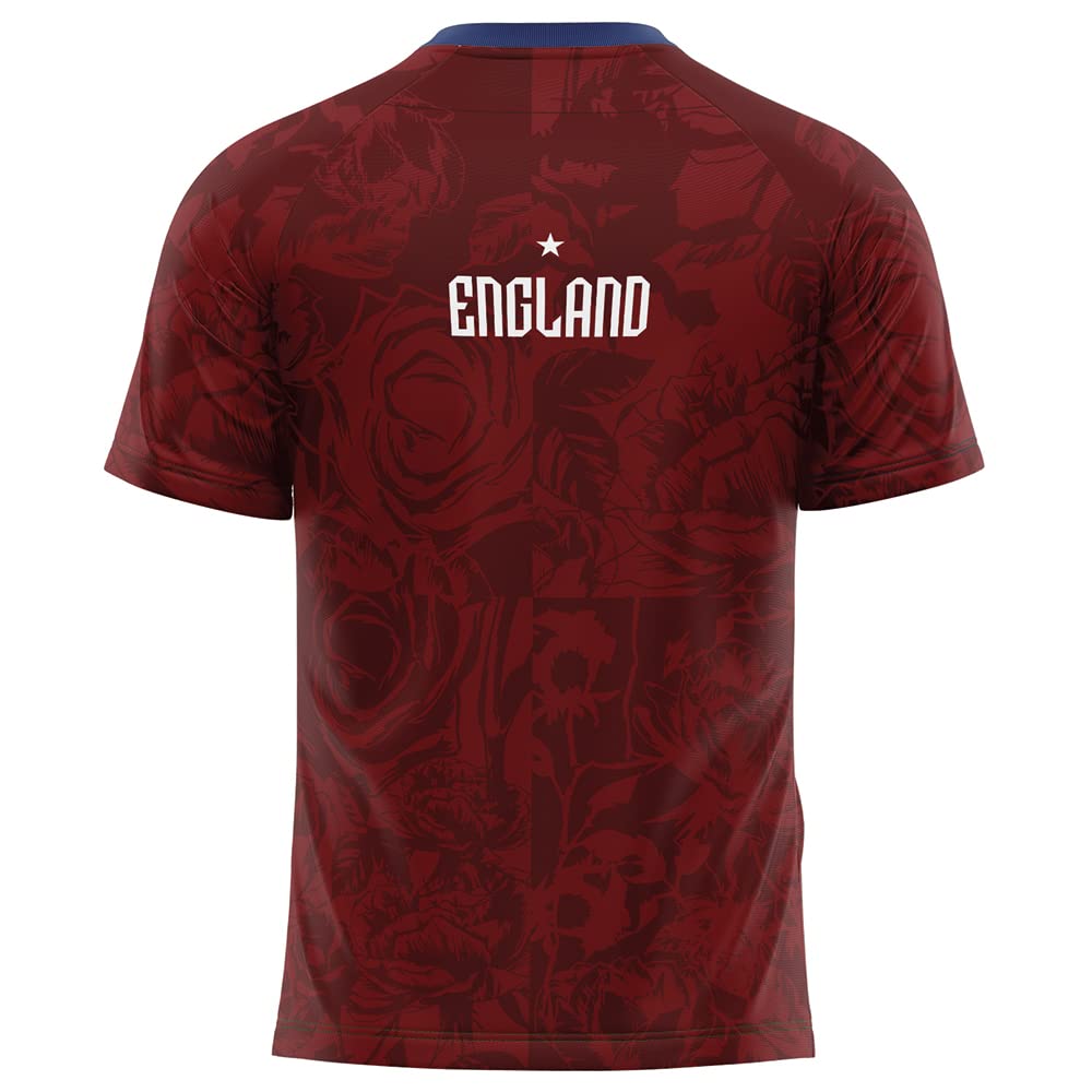 Camiseta Filtro UV Inglaterra Copa Torcedor Retrô