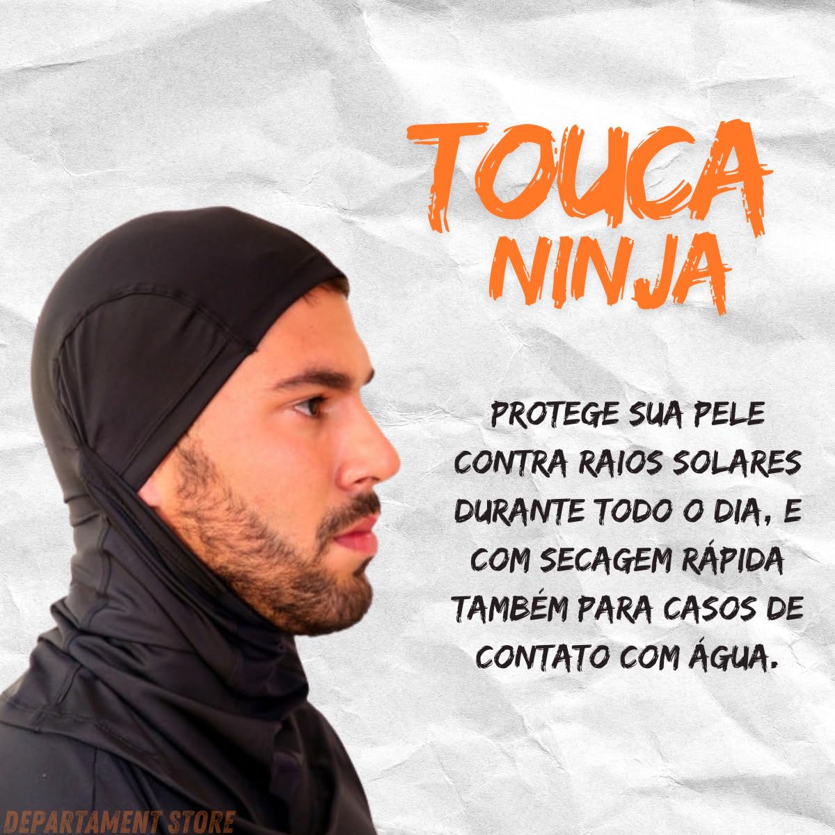 Balaclava touca ninja respirável | 3 CORES proteção UV para pescar pescaria |DEPARTAMENT STORE